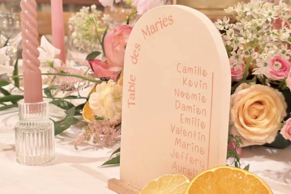 Plan de table