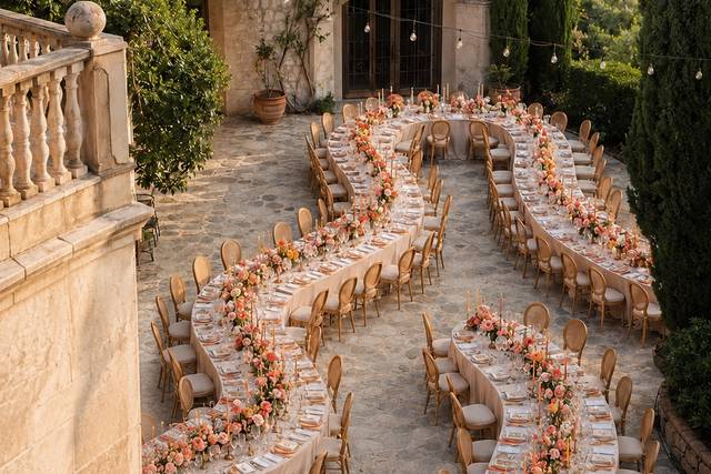 Tables de réception