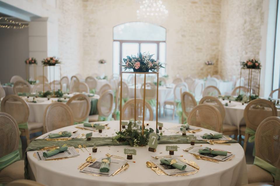 Dressage des tables