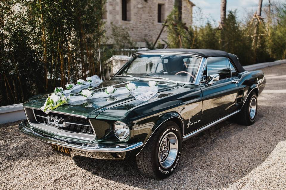 La voiture des mariés