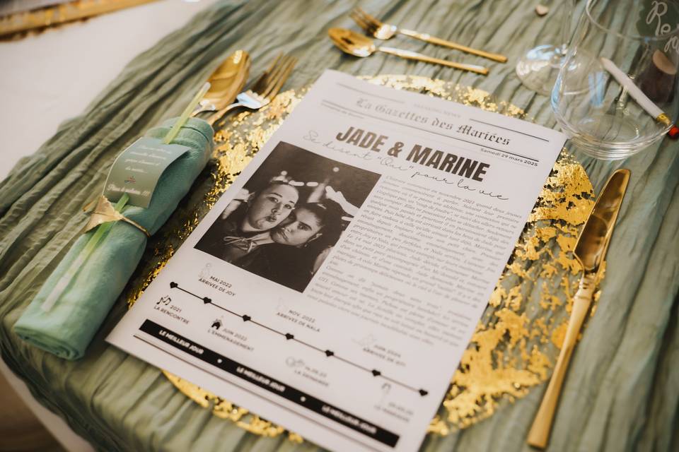 La gazette des mariés