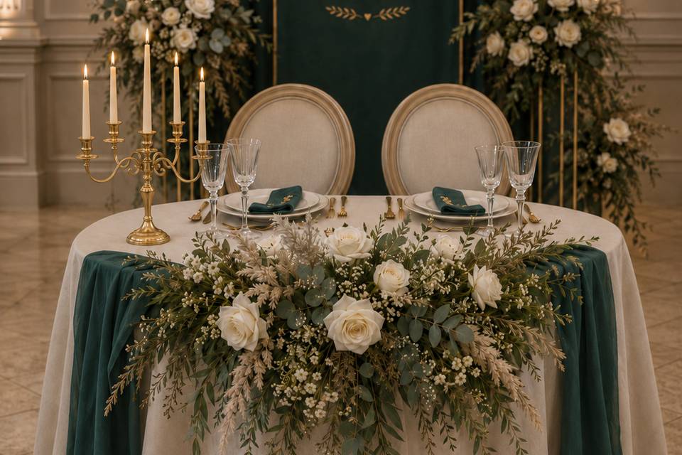 Table des mariés