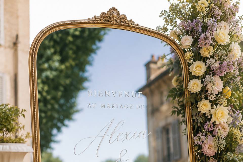 Panneau bienvenue