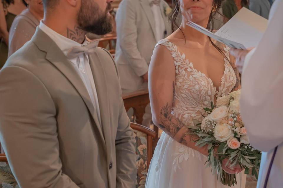 Instant couple eglise
