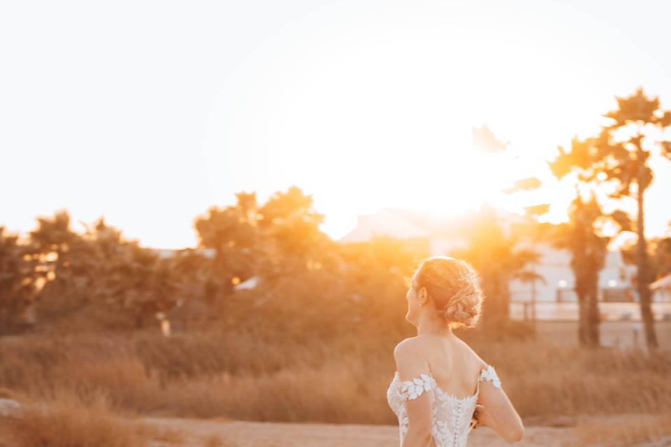Mariage sunset