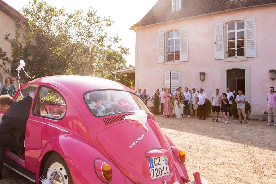 Arrivée des mariés