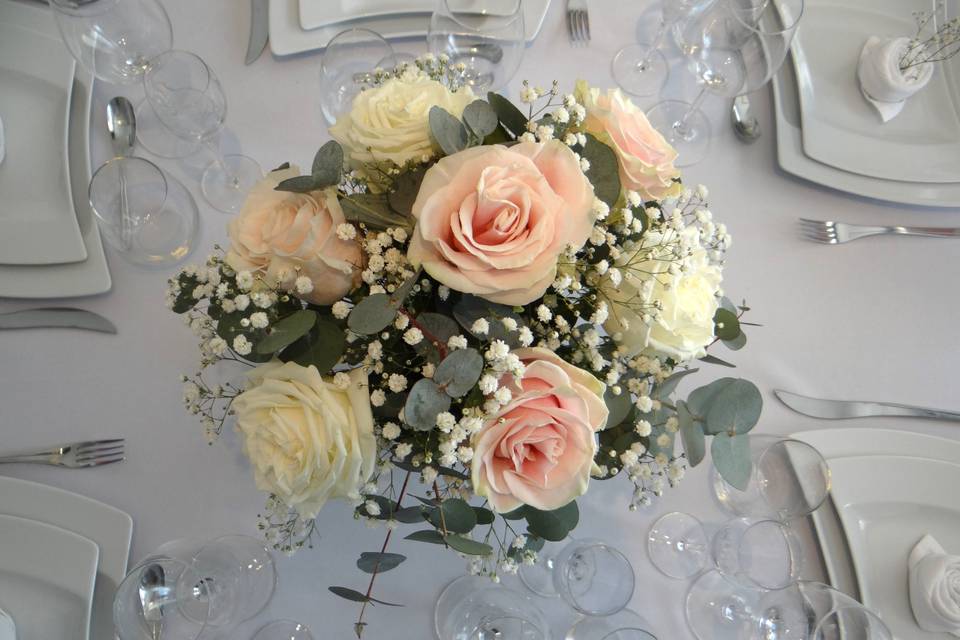 Déco table romantique