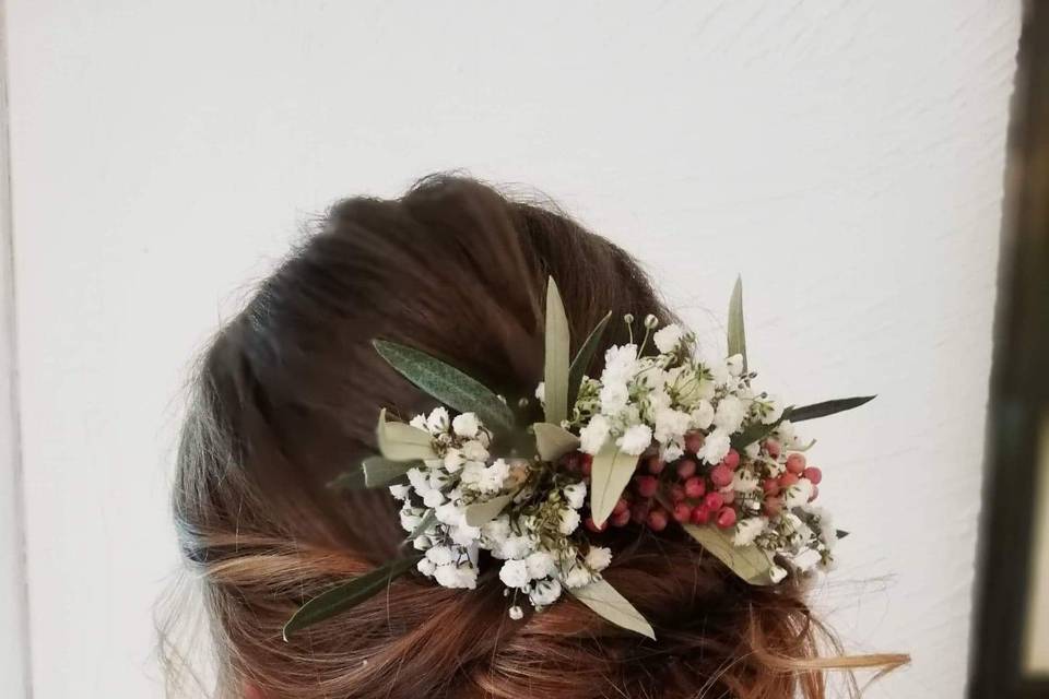 Chignon bohème