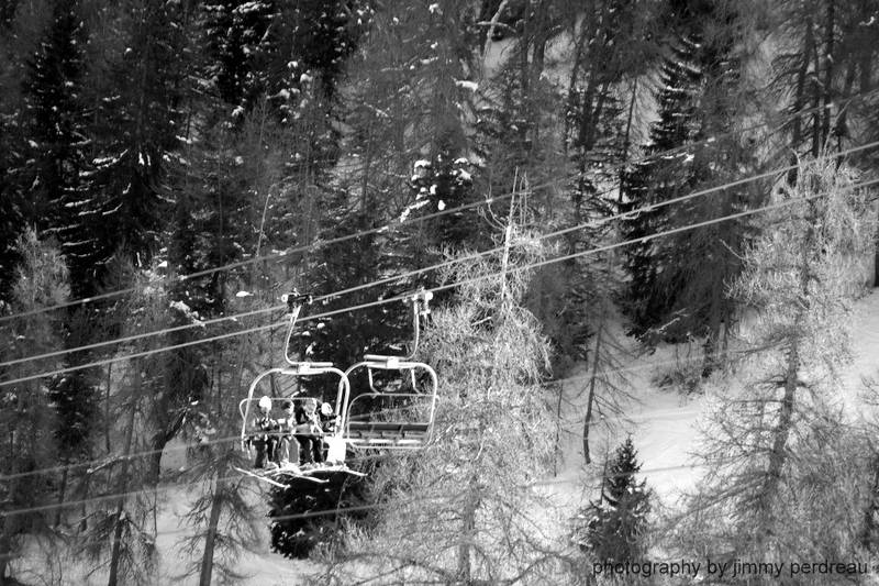 Du noir & blanc à la montagne