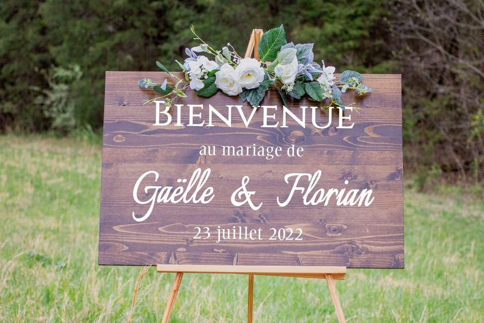 Mon Panneau de Mariage