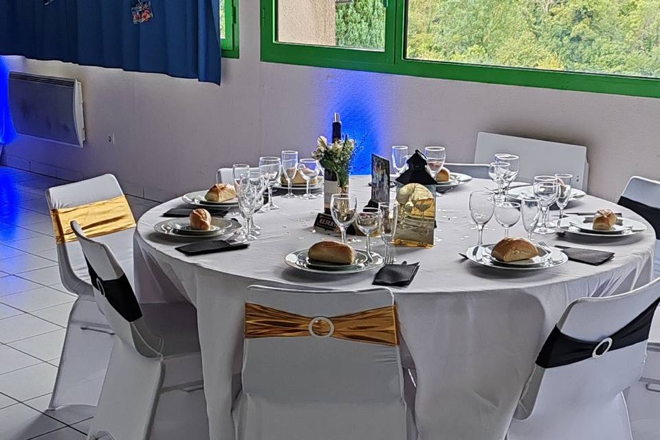 Mise en place de la salle