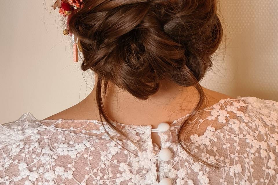 Chignon romantique