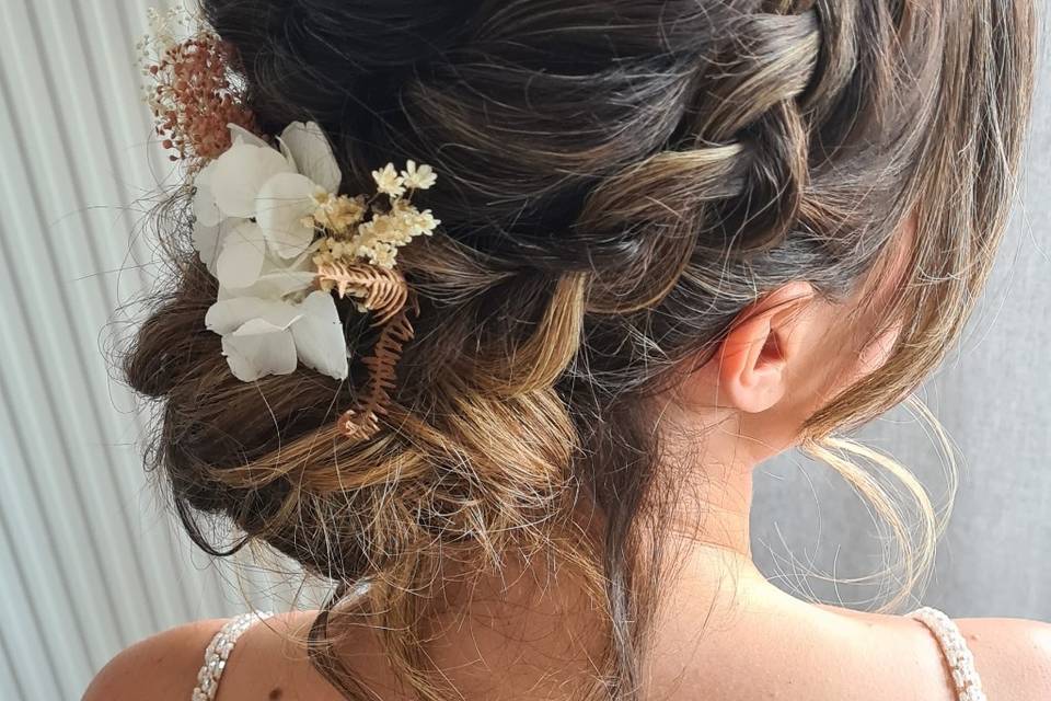 Chignon bohème