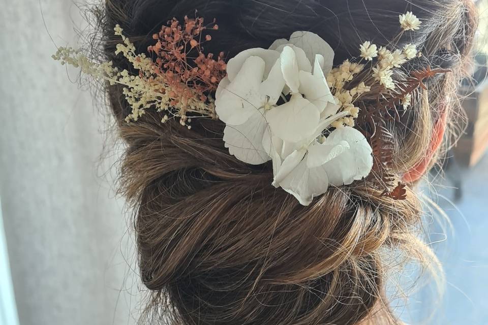 Chignon bohème