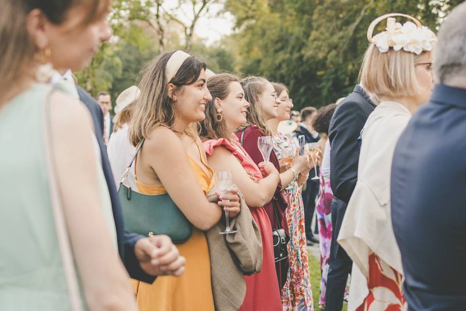 Les invités au cocktail