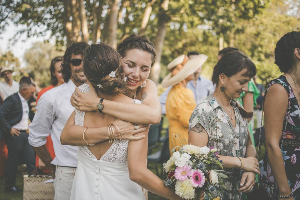 Mariée et les invités