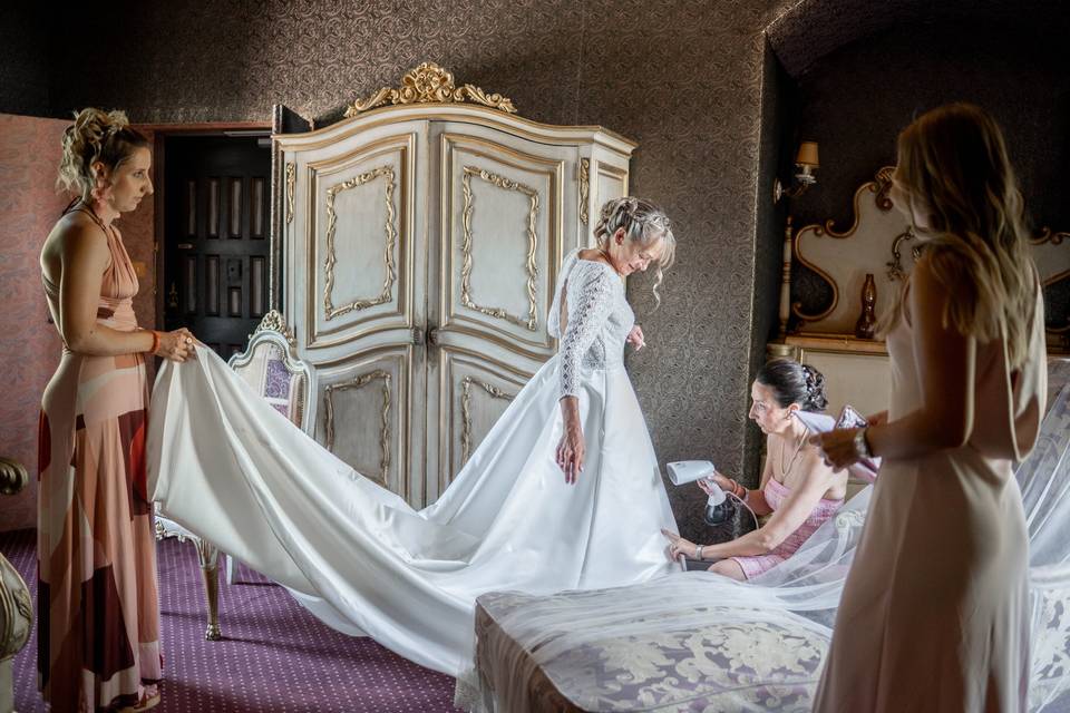 Préparation de la mariée