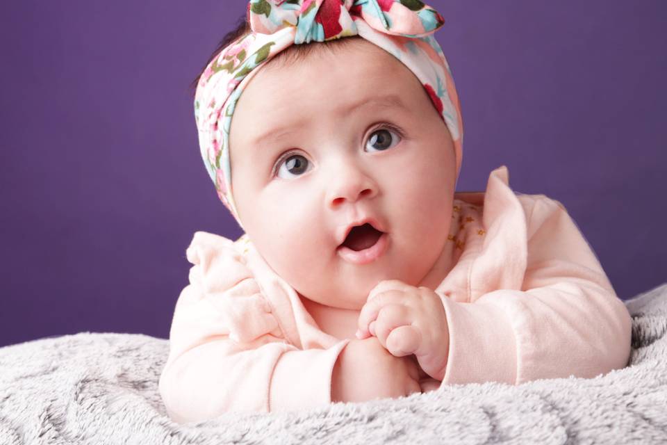 Bébé en studio