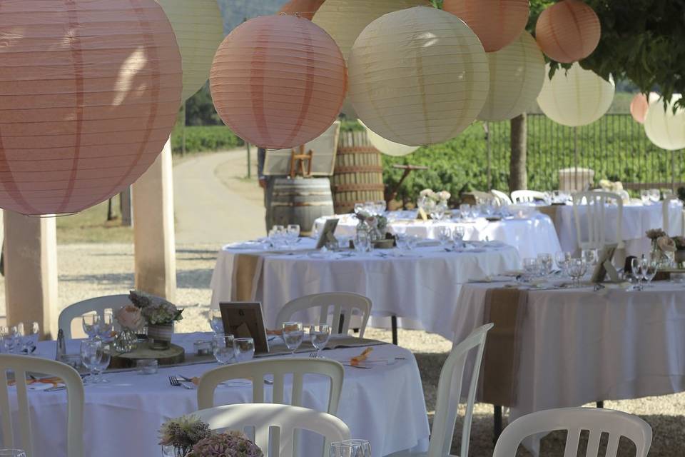 Repas sur la terrasse