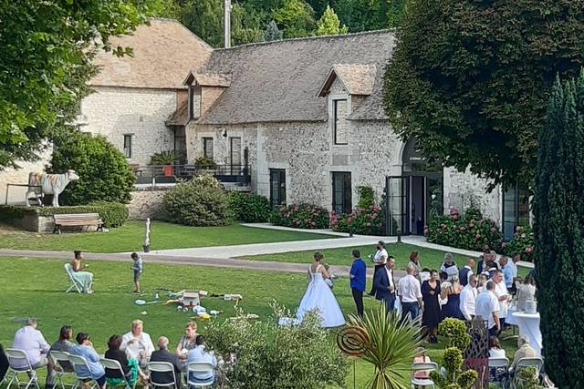 Vin d'honneur dans la parc