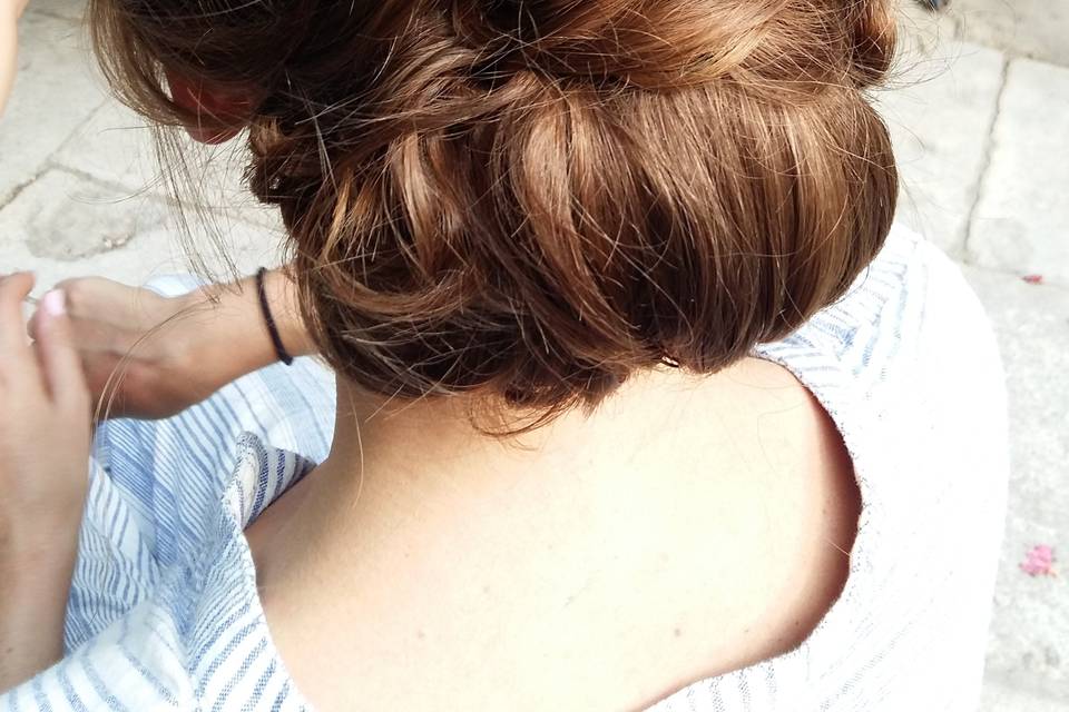 Chignon bohème