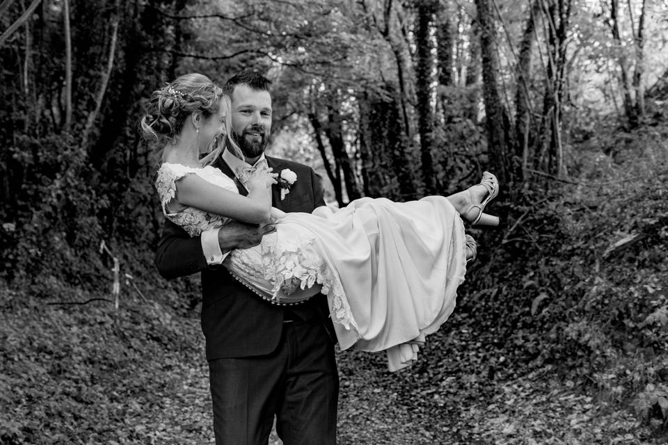 Photo de couple d'automne