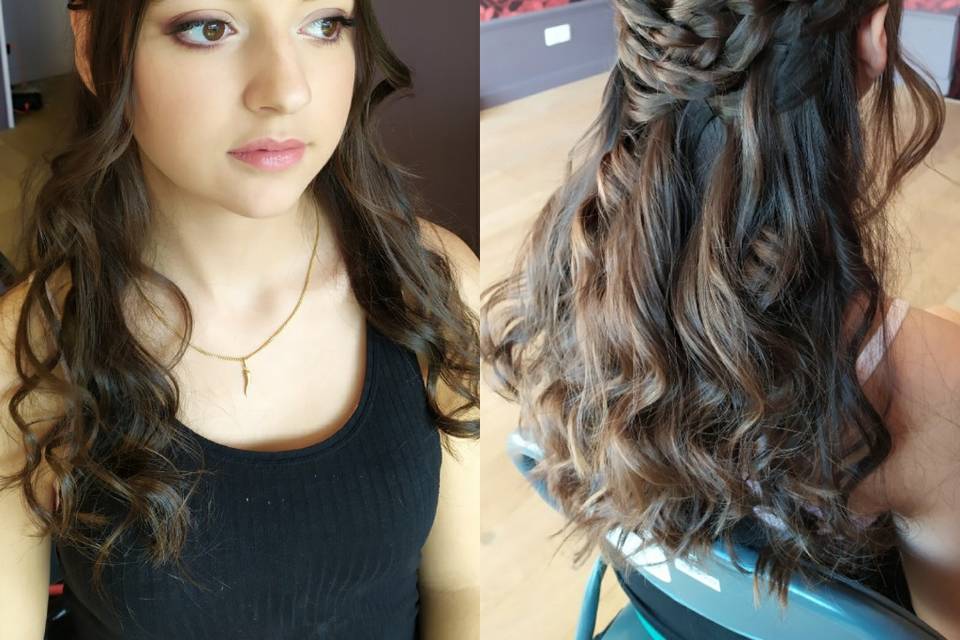 Maquillage et coiffure invitée