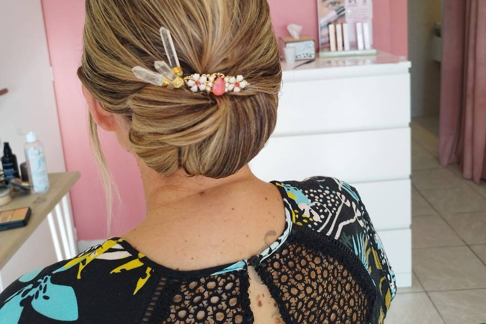 Chignon lisse