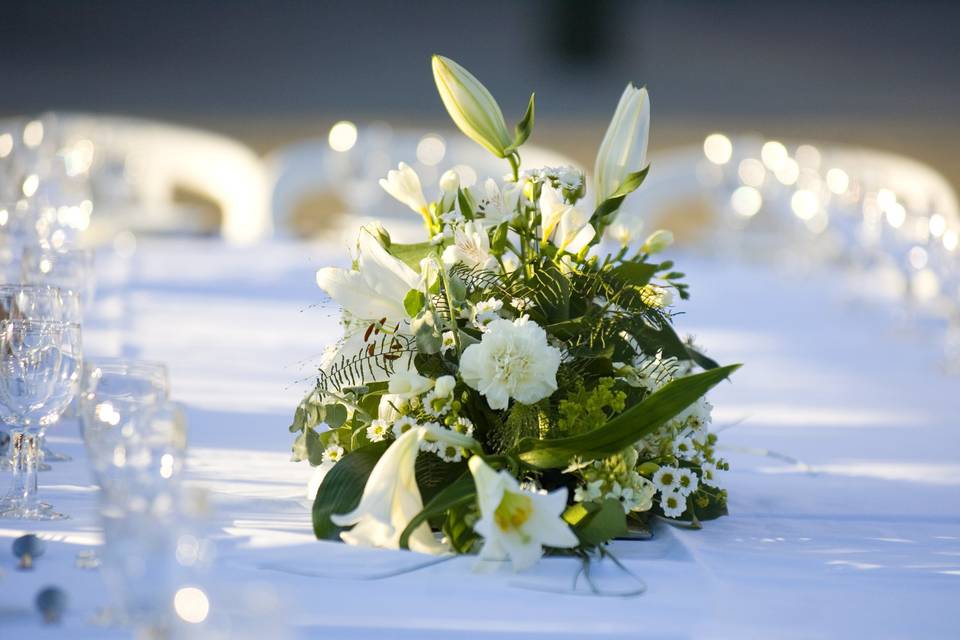 Déco mariage en blanc