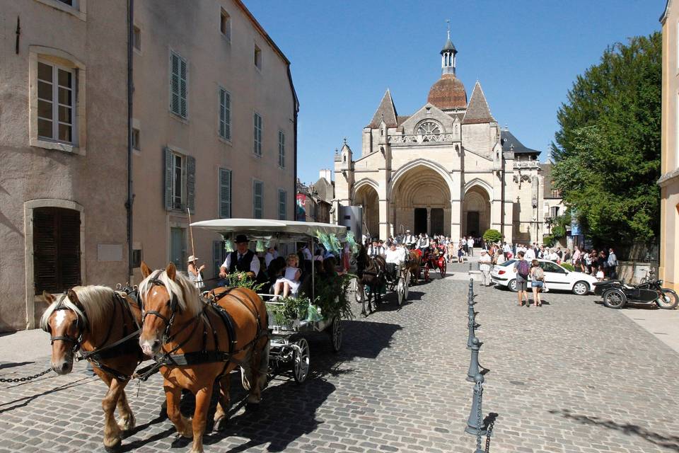 Sortie eglise