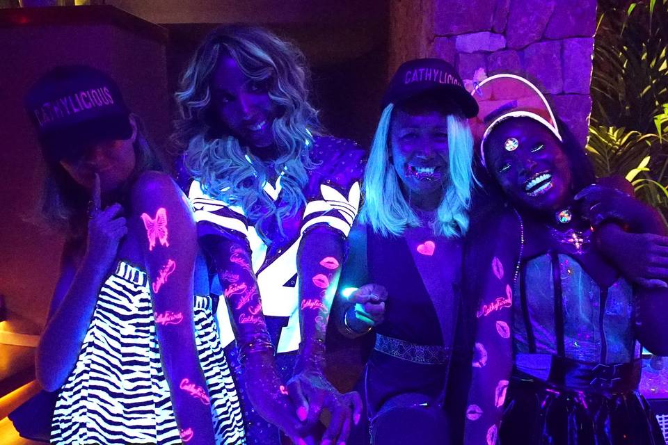 Soirée de Cathy Guetta à Ibiza