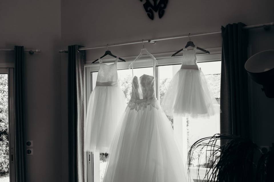 La robe attend sa mariée
