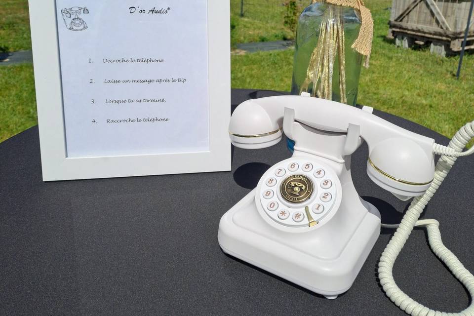 Livre d’or audio