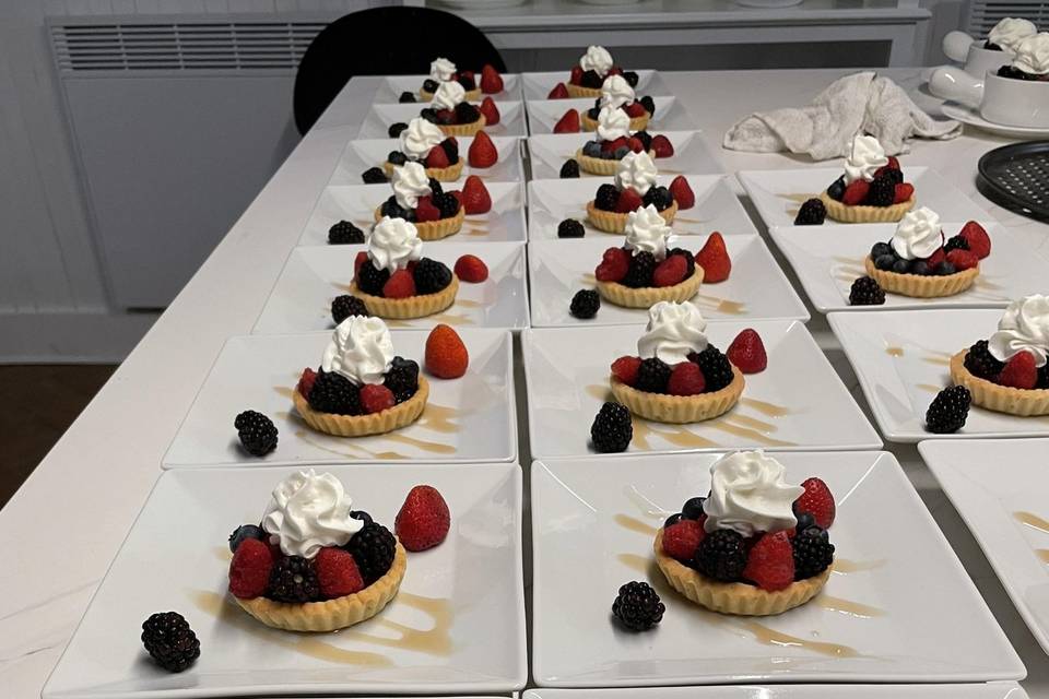 Tartelettes aux fruits rouges