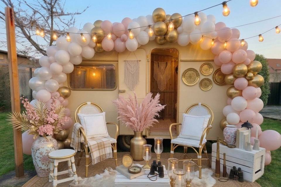 Inspiration rose et blanc
