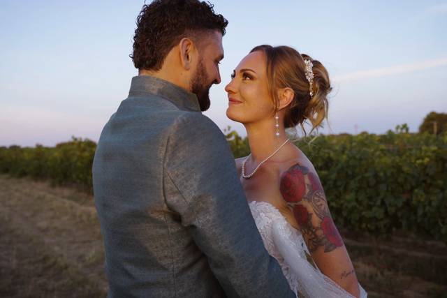 Extrait d'une vidéo de mariage