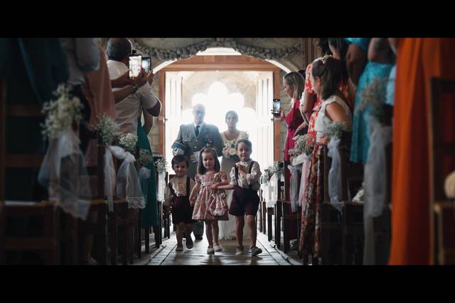 Extrait d'une vidéo de mariage