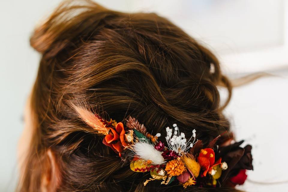 Détails coiffure