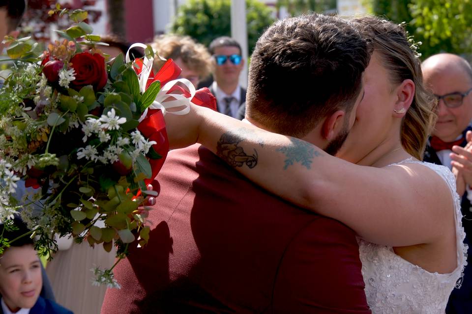 Extrait d'une vidéo de mariage