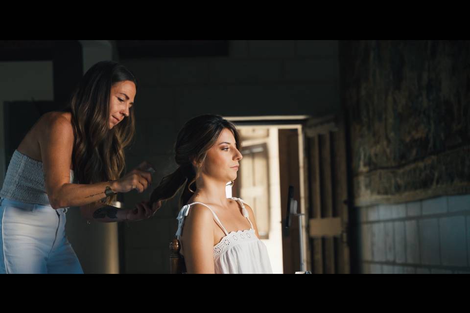 Extrait d'une vidéo de mariage