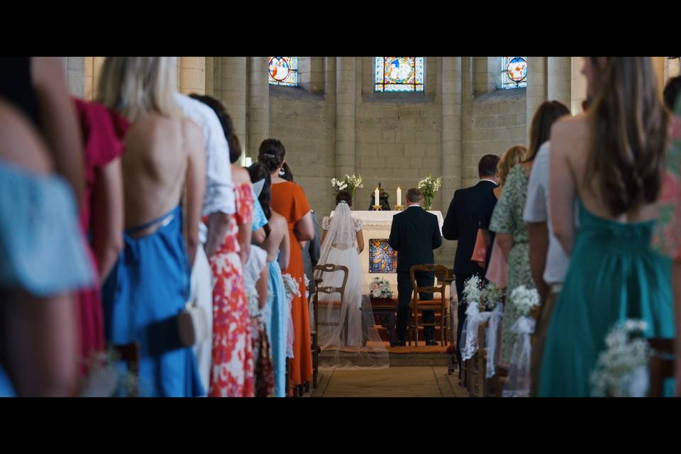 Extrait d'une vidéo de mariage