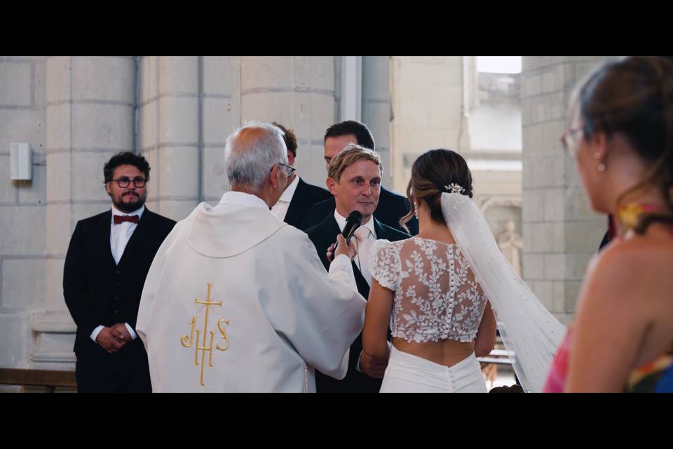Extrait d'une vidéo de mariage