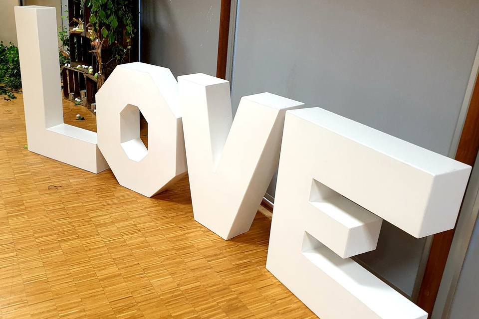 SSJ Events - Lettres LOVE