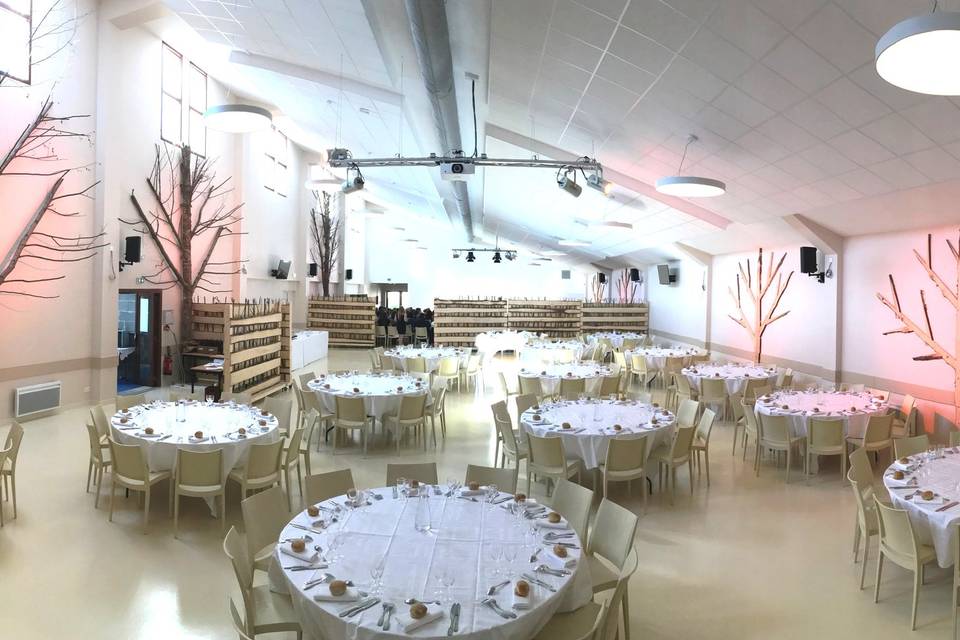 Mariage salle dans les Arbres