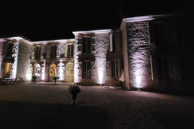 Eclairage de la façade