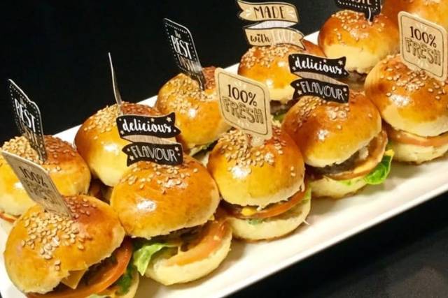 Animation mini burger Chaud