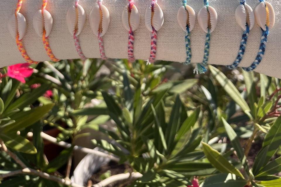 Braclets coquillages