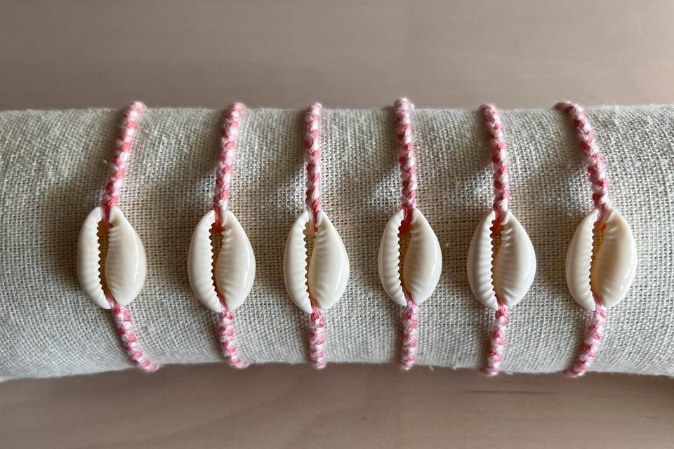 Bracelets brésiliens rose
