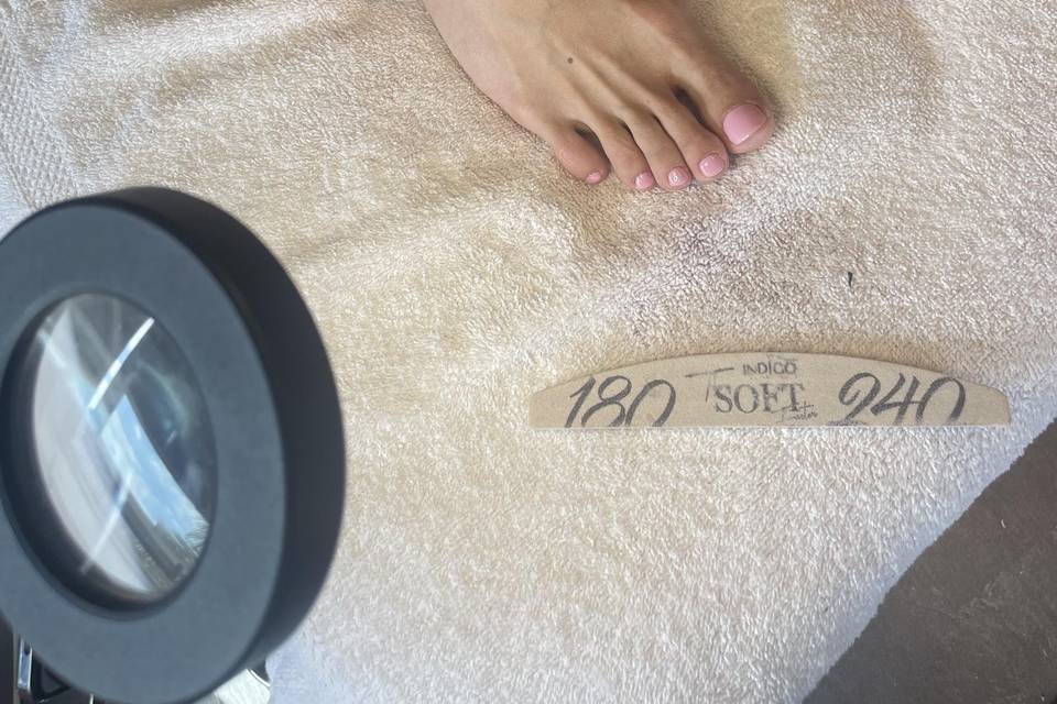 Pose de semi pieds