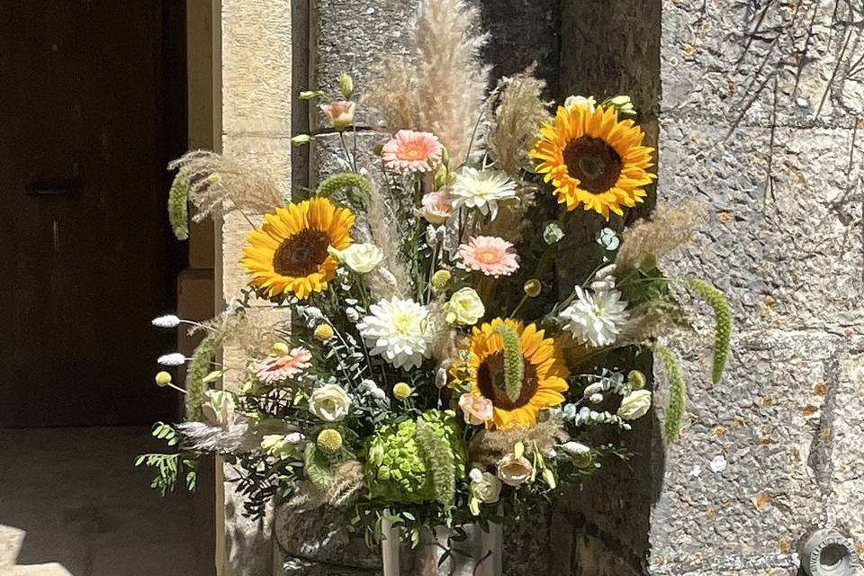 Décor entrée d'eglise